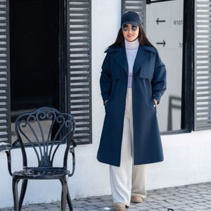 خرید انلاین بارونی آیلار آستین پفی آستردار