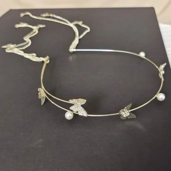 تل مو مجلسی فلزی پروانه آویزدار