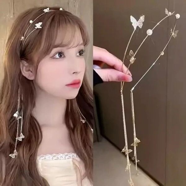 تل مو مجلسی فلزی پروانه آویزدار