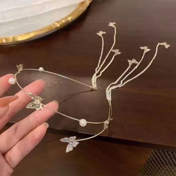 تل مو مجلسی فلزی پروانه آویزدار