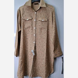 تونیک طرحدار  نخی