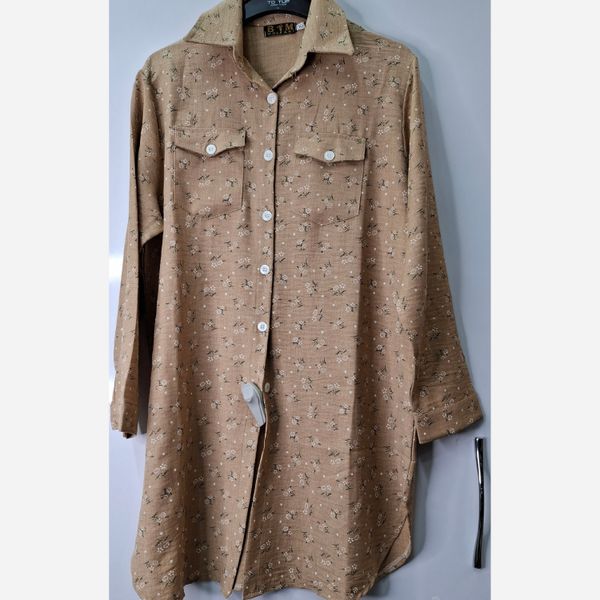 تونیک طرحدار  نخی