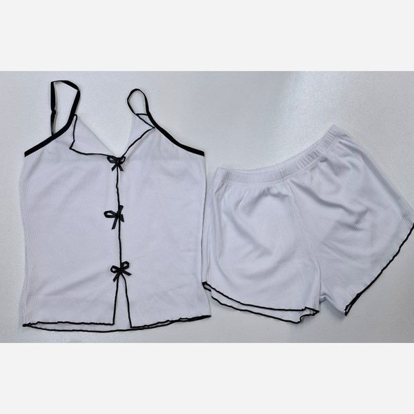 تاپ وشورتک نخی پاپیونی