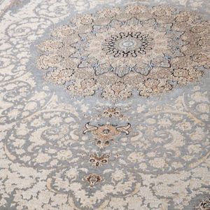 کاور فرش 12متری طوسی طرح آریا نیکزاد