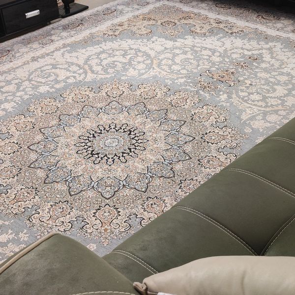 کاور فرش 12متری طوسی طرح آریا نیکزاد