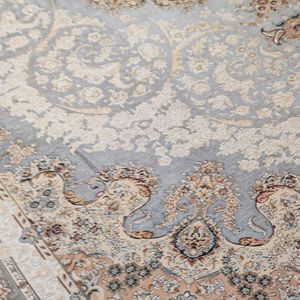 خرید آنلاین کاور فرش 12متری طوسی طرح آریا نیکزاد