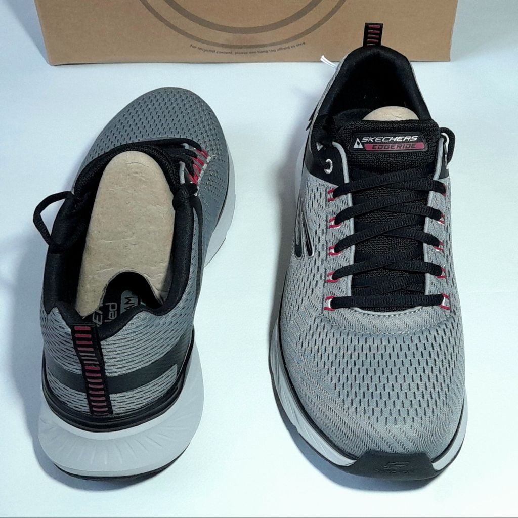 قیمت ارزان کتونی مردانه اسکچرز Skechers Edgeride اورجینال طوسی
