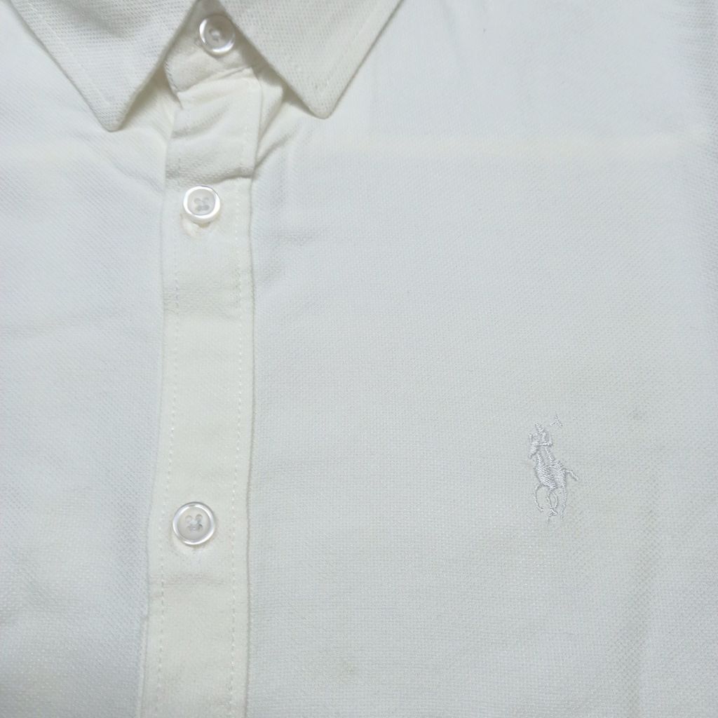 قیمت ارزان پیراهن مردانه ساده اسپورت سفید کد 1025