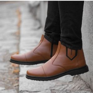 فروش اینترنتی نیم بوت مردانه زیپی مدل اسپانیا