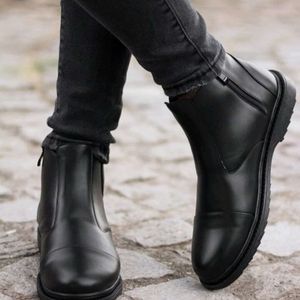 نیم بوت مردانه زیپی مدل اسپانیا