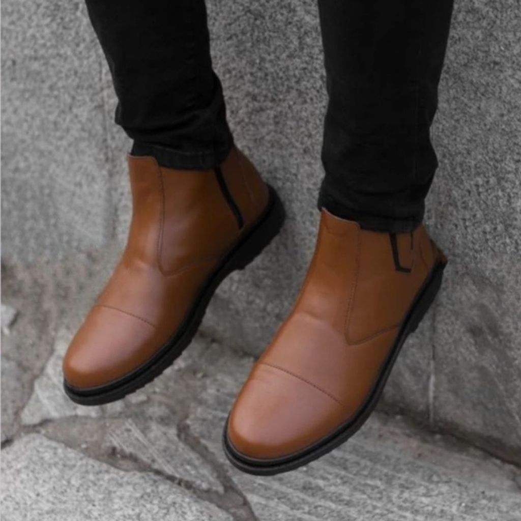 خرید انلاین نیم بوت مردانه زیپی مدل اسپانیا