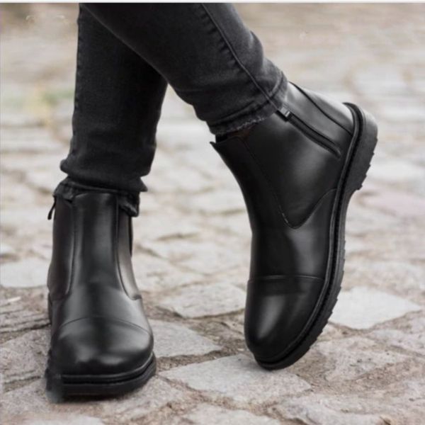 نیم بوت مردانه زیپی مدل اسپانیا