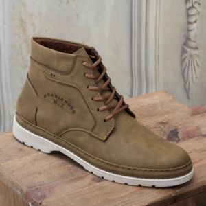 فروش اینترنتی نیم بوت مردانه بندی ساقدار مدل دژاوو