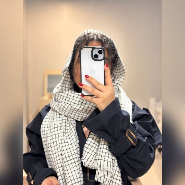 شال موهر پاییزه و زمستانه دورو