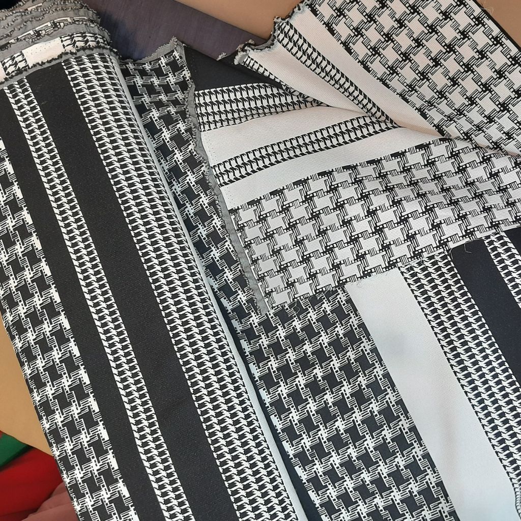 قیمت ارزان کرپ طرح دار