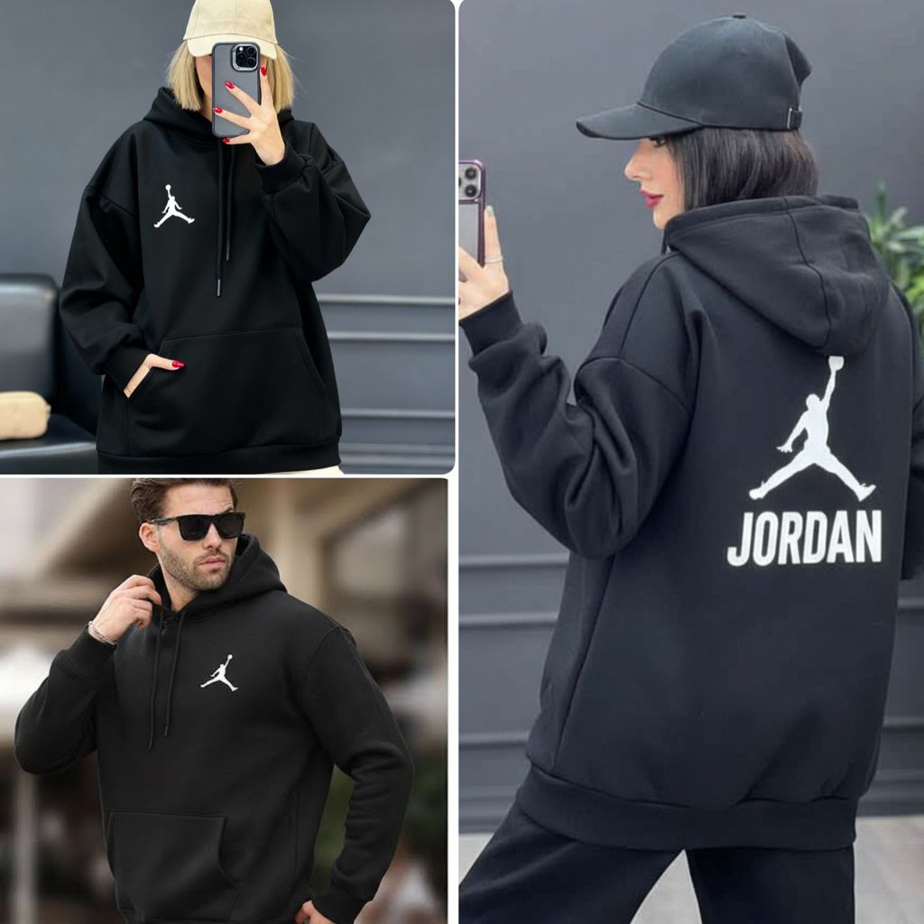 قیمت ارزان هودی زنانه  و مردانه طرح جردن