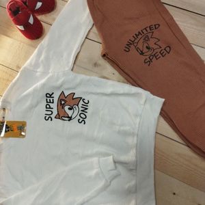 خرید انلاین بلوز شلوار بیسکویتی سوپر سونیک پسرانه