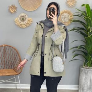 بارونی زنانه طرح رنگین کمان