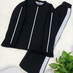 قیمت ست بافت زنانه بغل خط دار