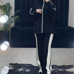 مشخصات ست بافت زنانه بغل خط دار