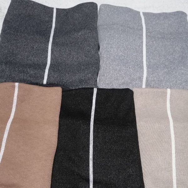 ست بافت زنانه بغل خط دار