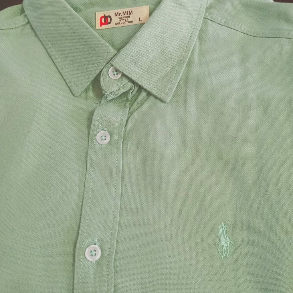 فروش اینترنتی پیراهن مردانه اسپورت ساده کد 1027