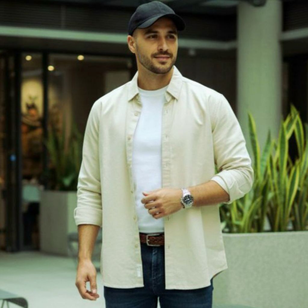 مشخصات پیراهن مردانه اسپورت ساده کد 1028