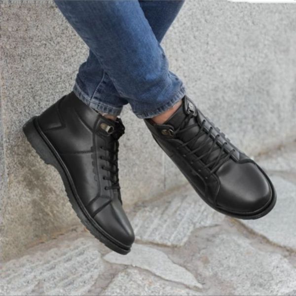 نیم بوت مردانه مدل شیک گام