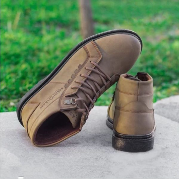 نیم بوت مردانه مدل شیک گام