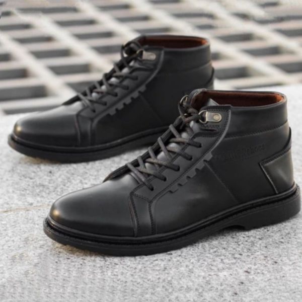 نیم بوت مردانه مدل شیک گام