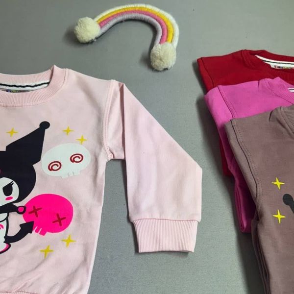 بلوز دخترانه آستین دار bleu3