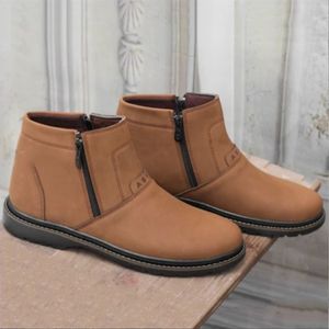 مشخصات نیم بوت مردانه مدل آشیل دو طرف زیپ