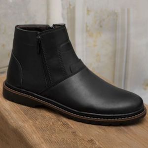 خرید آنلاین نیم بوت مردانه دو طرف زیپ مدل آشیل