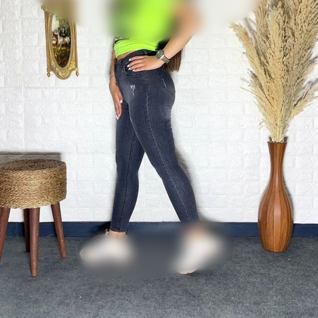 خرید اینترنتی شلوار لی زنانه جذب قد نود