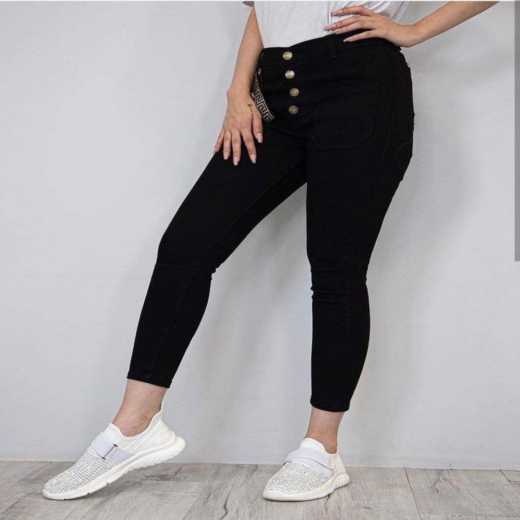 خرید اینترنتی قیمت شلوار لی زنانه جذب قد نود