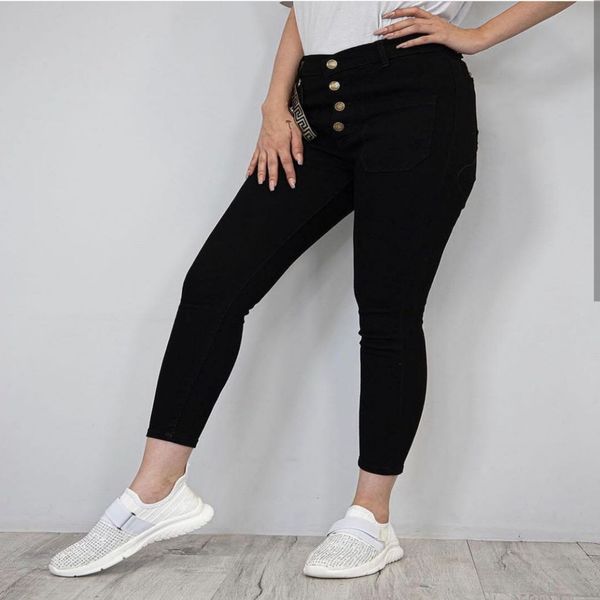 شلوار لی زنانه جذب قد نود