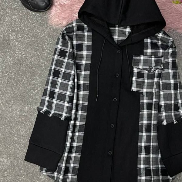 سویشرت کلاهدار ترکیبی