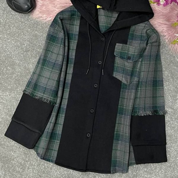 سویشرت کلاهدار ترکیبی