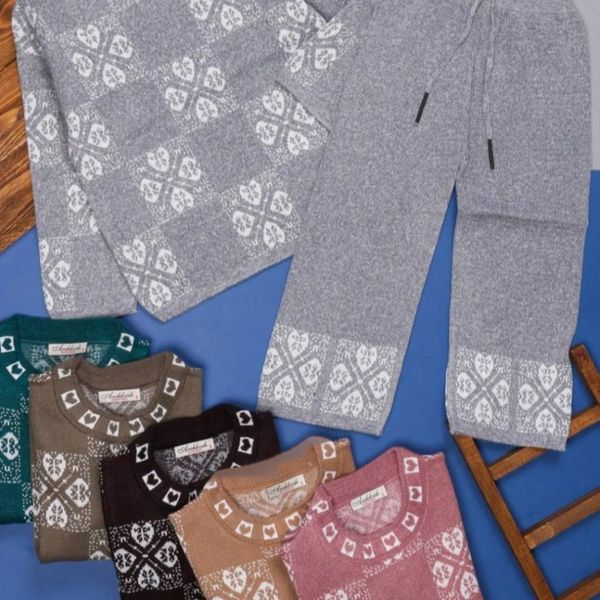 بلوز شلوار بافت دخترانه bl6ty