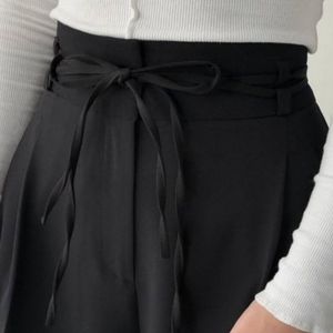 شلوار بگ کمربندار