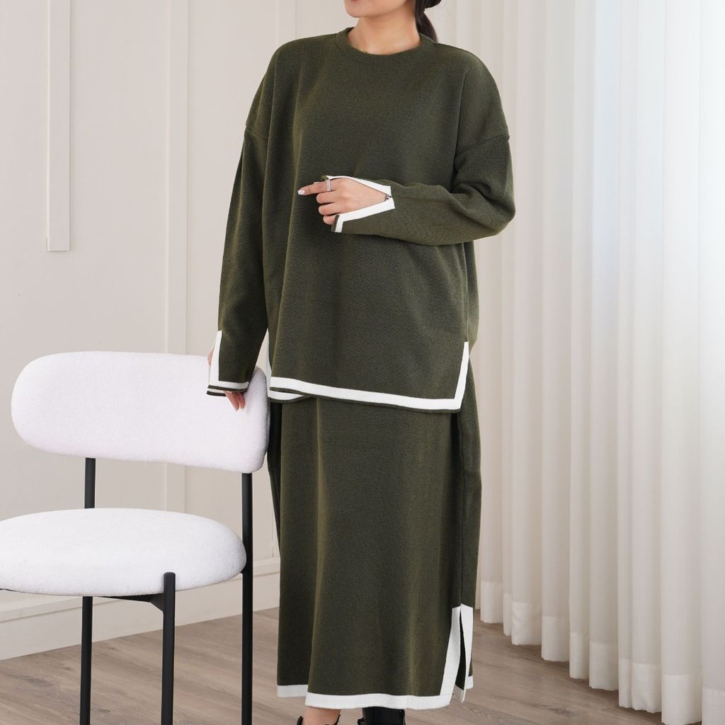 خرید آنلاین ست دوتیکه بافت نیارا پاد