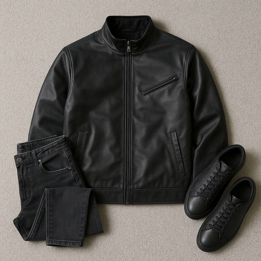 قیمت کاپشن چرم مردانه مدل Babak