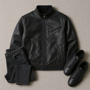 قیمت کاپشن چرم مردانه مدل Babak