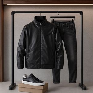 فروش اینترنتی کاپشن چرم مردانه مدل Babak