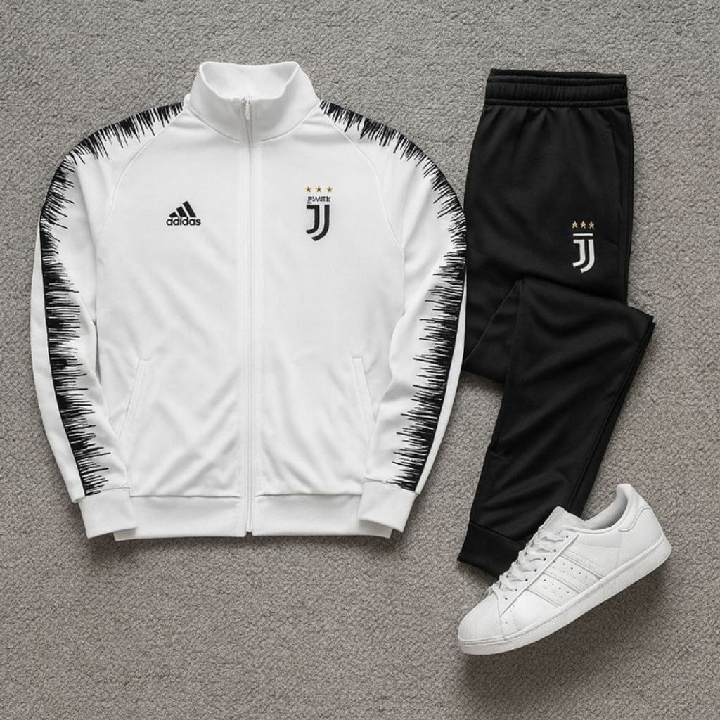 خرید اینترنتی ست سوییشرت شلوار یوونتوس مردانه مدل R77