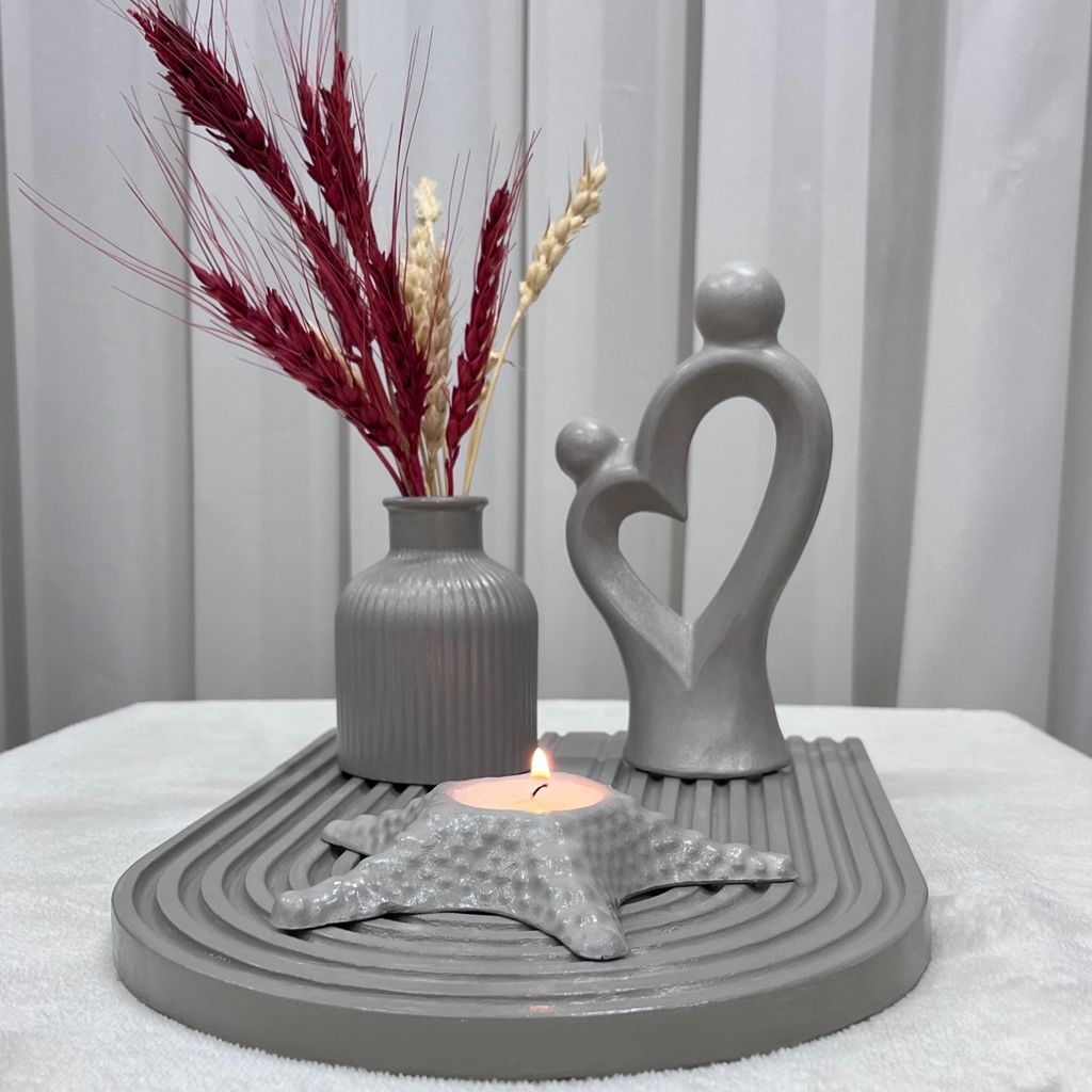 فروش اینترنتی ست دکوری چهار تیکه سنگ آرای کد 02