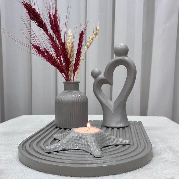 ست دکوری چهار تیکه سنگ آرای کد 02