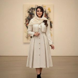 خرید انلاین کت سارافون زنانه طرح پیله دار