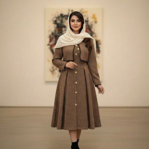 کت سارافون زنانه طرح پیله دار