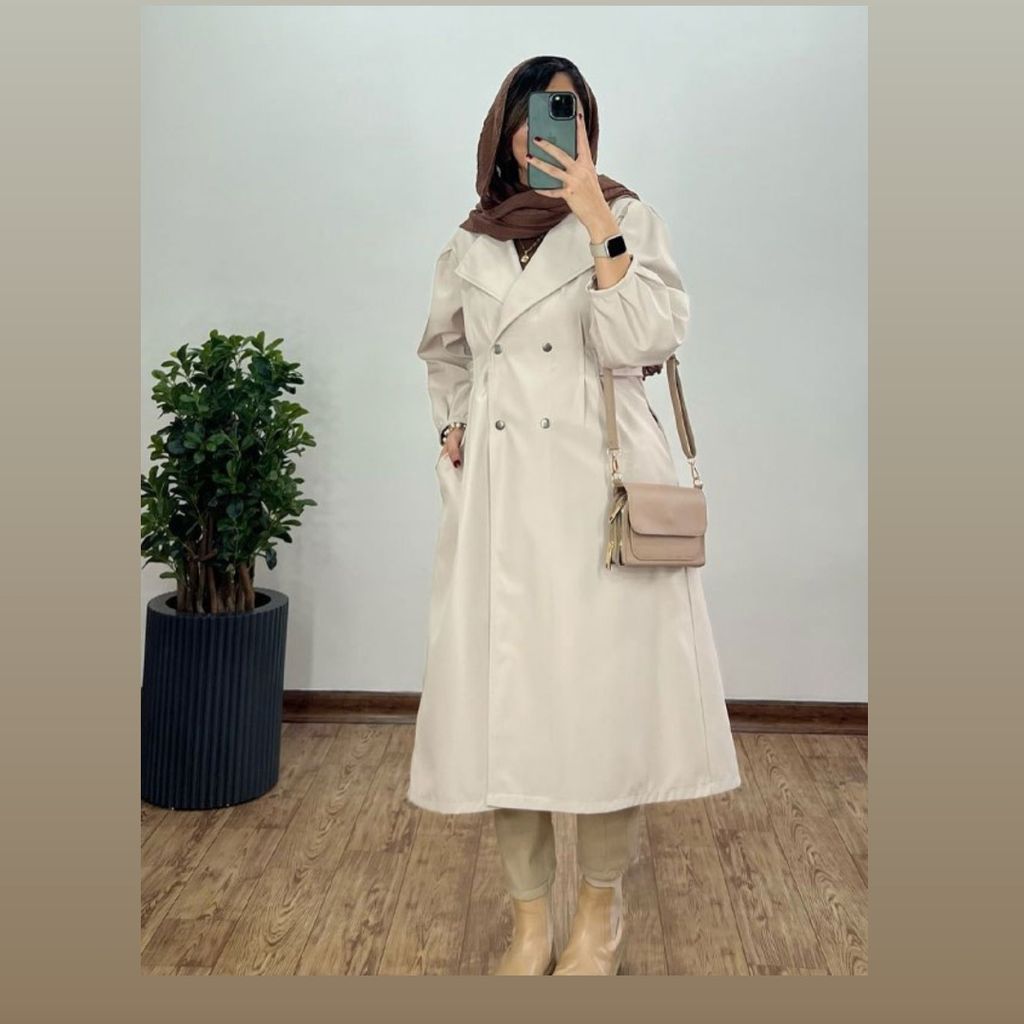 فروش اینترنتی مانتو زنانه بلند طرح سمن